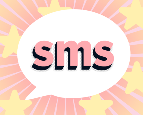 Le SMS, un outils efficace, puissant et polyvalent. Image SMS en super-héros